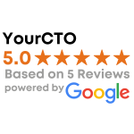 YourCTO ranted 5 stars on Google reviews